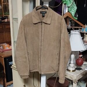 Montage Collection Tan Faux Suede Jacket